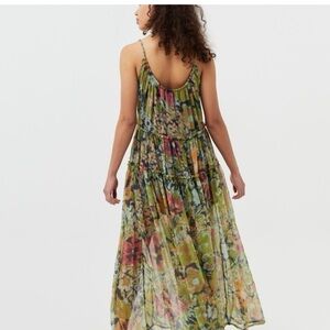 Free people floral Multicolor Maxi Dress very flowy.colour are vibrant